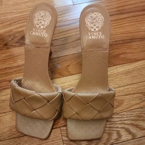 Vince Camuto Brelanie Braided Strap Leather
 Sandal Sz 10
